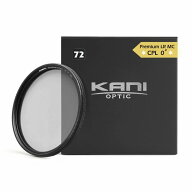 KANI CPLフィルター 72mm プレミアムサーキュラーPL 72mm 0# ナチュラル / 円偏光 PL レンズフィルター
