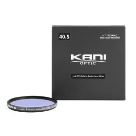 KANI 光害カットフィルター LPRF 40.5mm / レンズフィルター 夜景 星景 天体撮影 丸枠