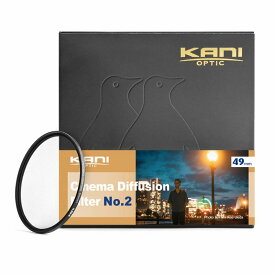 KANI シネマディフュージョンフィルター No.2 49mm / CDF ブラックミスト ポートレート 夜景 イルミネーション 丸枠