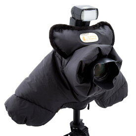 KANI カメラ防寒カバー AC-004L ブラック / 一眼レフ ミラーレス カメラ