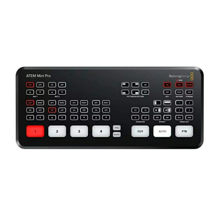 ATEM Mini ライブプロダクションスイッチャー スイッチャー ライブ配信 