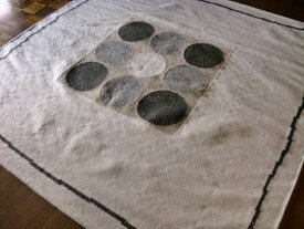 北欧 ポップなナチュラル柄 キリム ラグ 200×200 約 2畳 ラグマット ウール 厚手 北欧 夏 カーペット 絨毯 バーバーWOOL 室内
