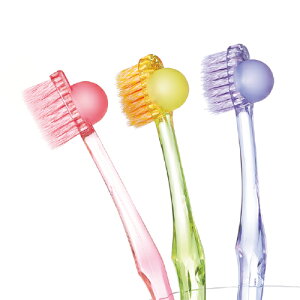 (メール便(日本郵便) ポスト投函 送料無料)(美容マッサージ歯ブラシ)(お試し用)cteate(クリエイト) COBRUSH (コブラシ) x 1本 (カラーは当店おまかせ) - 歯ブラシと丸いコブが一体になった、歯科医