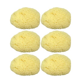 ◆(メール便(日本郵便) ポスト投函 送料無料)(天然スポンジ)ユタカ 天然海綿スポンジ(フェイススポンジ)/(NATURAL SEASPONGE ナチュラル・シースポンジ)(約2~3cm)× 6個セット