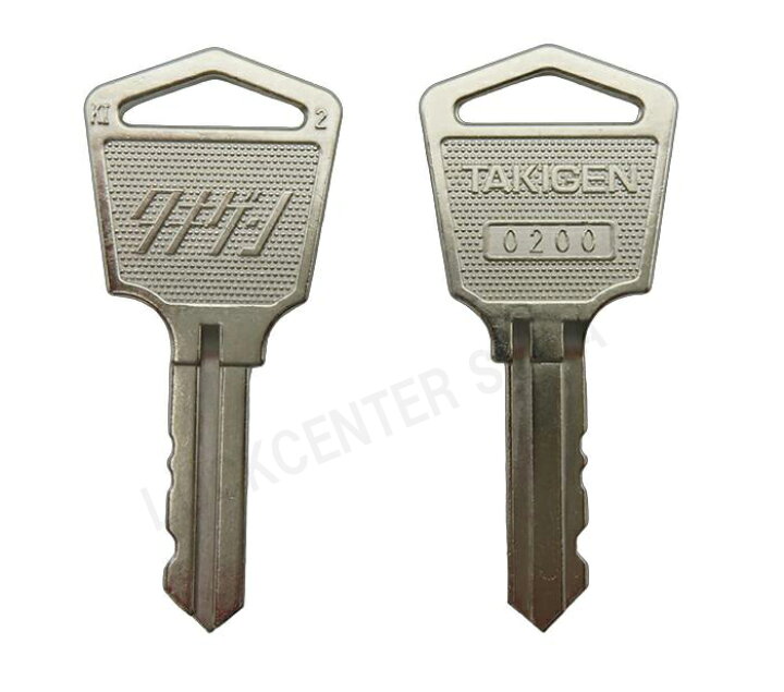 楽天市場】タキゲン TAKIGEN 純正 共通キー 0200 2本セット : ロック 