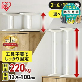 家具転倒防止 突っ張り棒 アイリスオーヤマ 家具転倒防止伸縮棒 2本 4本 10本 伸縮 家具 固定 防災 災害 地震対策 防災用品 工具不要 つっぱり棒 家具転倒防止棒 転倒防止器具 *【防災CP】