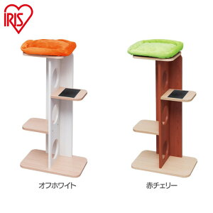 【送料無料】インテリアキャットランドP-ICL-Mオフホワイト/フレンチオーク・赤チェリー/フレンチオークアイリスオーヤマ