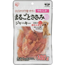 まるごとささみジャーキー やわらかミニ P-IJ-HT100 100g 犬用 ドッグフード おやつ ペットフード 鶏肉 イヌ いぬ 犬 ペット 犬用品 アイリスオーヤマ【メール便】