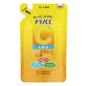 メラノCC 薬用しみ対策 美白化粧水 詰替え用 170ml ビタミンC 黄色 健康 化粧 ビューティ コスメ ビタミンC誘導体 みずみずしい 保湿ジェル メラニン ロート製薬 【D】