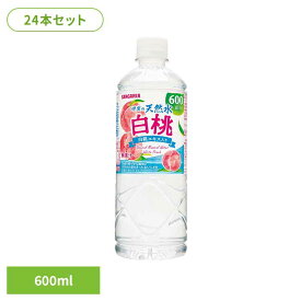 伊賀の天然水白桃600ml×24本 天然水 桃 伊賀 サンガリア 飲料 ソフトドリンク 水