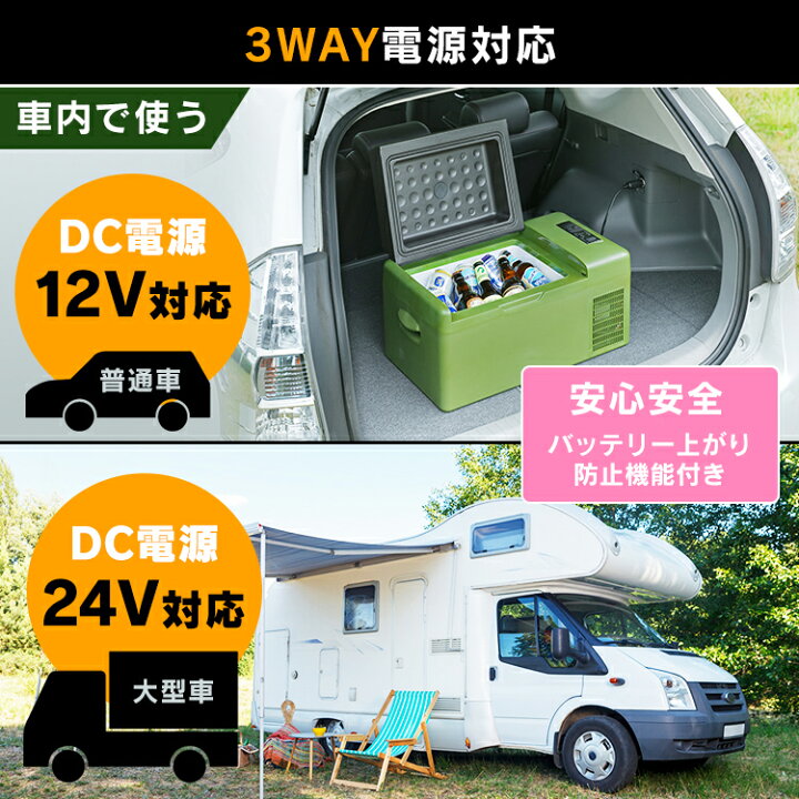 楽天市場】冷凍庫 冷蔵庫 持ち運び キャンプ アウトドア ポータブル 
