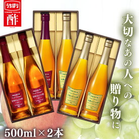 【2本】酢 りんご酢 ぶどうの酢 フルーツビネガー プレミアムフルーツビネガー PFV-A飲用酢内堀 水割り 炭酸割 飲む酢 信州りんご 信州りんごの酢 有機ぶどうの酢【D】