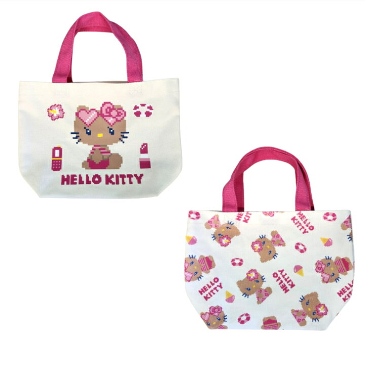 楽天市場】【HELLO KITTY 日焼けシリーズ ミニトートバッグ】 キティ 