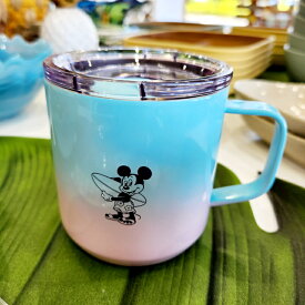 Disney　ステンレスマグ　サーフミッキー　マグカップ　コーヒーカップ　保冷　保温