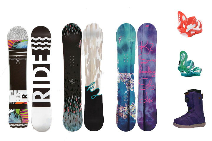 楽天市場 ワックス 取付 送料無料 K2 Ride Snowboards レディース スノーボード 3点セット 1177 スノボ ワックス 取付無料 送料無料 正規品 ロコモショップ 楽天市場店