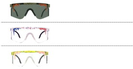 PIT VIPER Sunglass [ THE DOUBLE WIDES @7000] サングラス 【正規代理店商品】