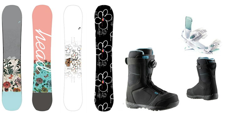 楽天市場】HEAD SNOWBOARDS [ レディース スノーボード 3点セット  