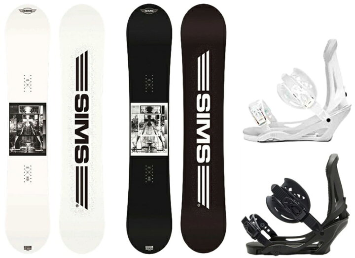 楽天市場】SIMS SNOWBOARDS [ シムス メンズ スノーボード 2点セット 