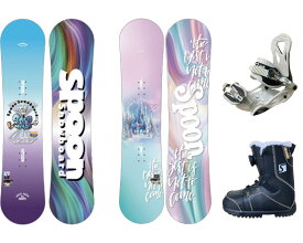SPOON SNOWBOARDS [ 3年使える！ スプーン キッズ スノーボード 3点セット ＠53000]【正規代理店商品】