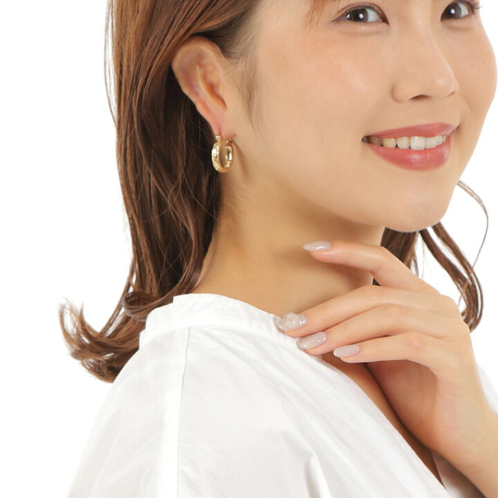 楽天市場】ハワイアンジュエリー ピアス 14金 14K ゴールド フープ 