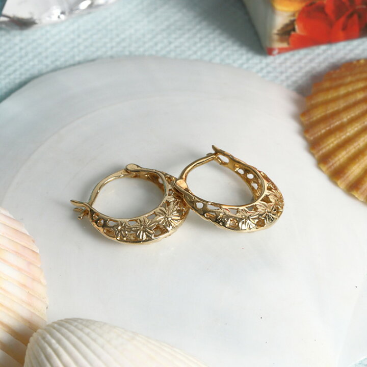楽天市場】ホワイトデー ハワイアンジュエリー ピアス 14金 14K 