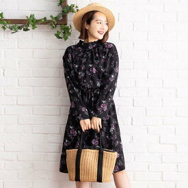 楽天市場 夢展望 柄花 植物 ワンピース レディースファッション の通販