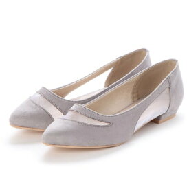 楽天市場 ポインテッドトゥチュールデザインフラットパンプス Vivianの通販