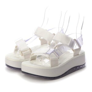 メリッサ melissa MELISSA PAPETE PLATFORM + RIDER AD (CLEAR/WHITE)