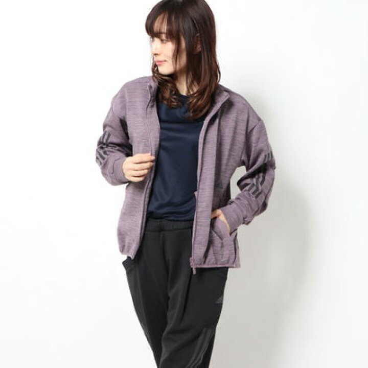 楽天市場 アウトレット アディダス Adidas レディース 長袖ジャージジャケット W Mhe ウォームアップジャケット Fm5168 Locomall ロコンド公式ストア