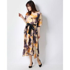 楽天市場 イレヘム大花柄ワンピースの通販