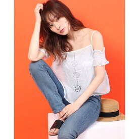 楽天市場 オフショルダー キャミソール トップス レディースファッションの通販