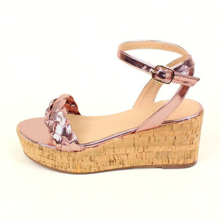 楽天市場 バニティービューティー Vanity Beauty コルクプラットフォームサンダル ピンクゴールド Locomall ロコンド公式ストア