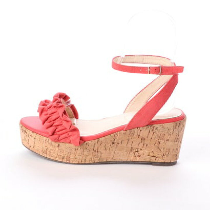 楽天市場 バニティービューティー Vanity Beauty 厚底フリルサンダル ピンクスエード Locomall ロコンド公式ストア