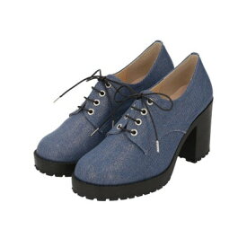 楽天市場 タンクヒールレースアップシューズの通販