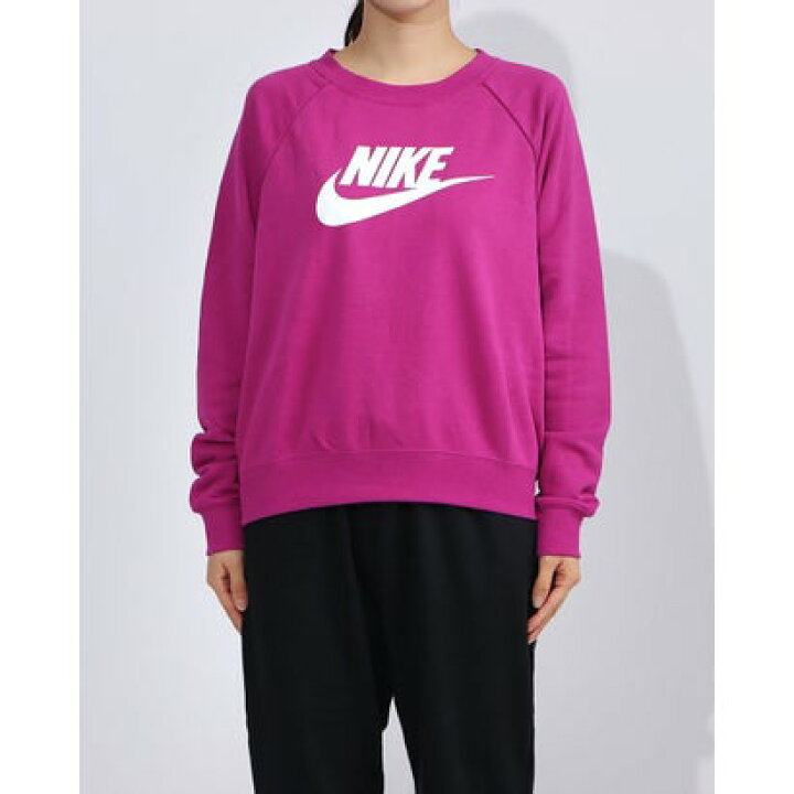 楽天市場 ナイキ Nike レディース スウェットトレーナー ナイキ ウィメンズ エッセンシャル クルー フリース Bv ピンク Locomall ロコンド公式ストア
