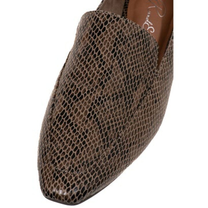 楽天市場 アウトレット アールアンドイー R E R E フラットローファー パイソン Locomall ロコンド公式ストア