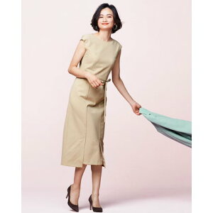 大感謝セール ベージュ リラックスツイル フレンチワンピース ドゥクラッセ Q0l5b Doclasse 廃盤商品 Www Nancy Bell Com