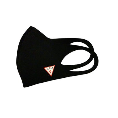 あす楽 ゲス GUESS メンズアパレル 服飾雑貨 高級な ロコンド Guess 2枚SET Mask Triangle 返品不可商品 Logo BLACK 激安通販専門店