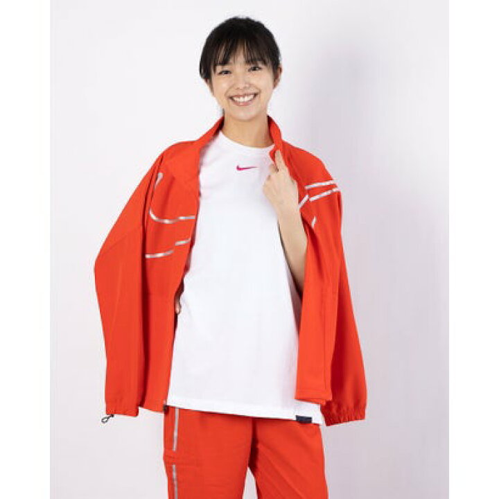 楽天市場 アウトレット ナイキ Nike レディース フィットネス アウター ナイキ ウィメンズ Np Cln Gr ウーブン フルジップ L S フーディ Da レッド Locomall ロコンド公式ストア