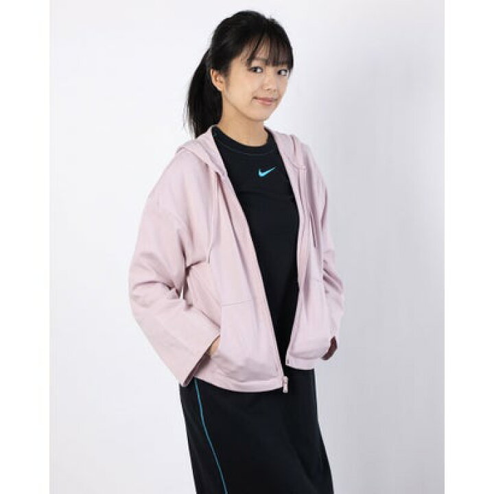 楽天市場 ナイキ Nike レディース スウェットフルジップパーカー ナイキ ウィメンズ フルジップ ジャージフーディ Cj ピンク Locomall ロコンド公式ストア