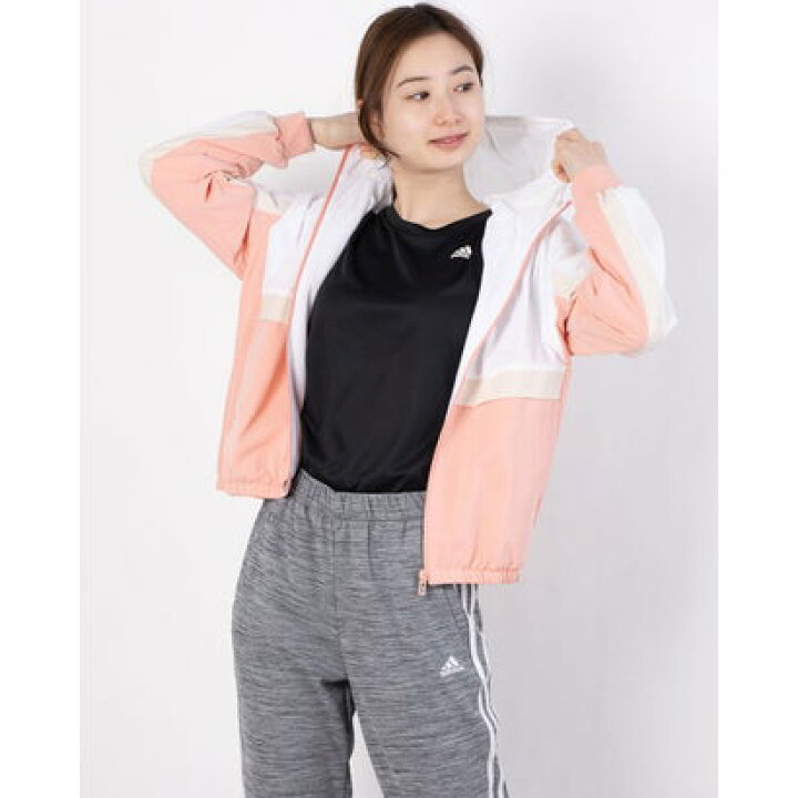 楽天市場 アディダス Adidas レディース クロスジャケット Wmhジャケットhood Gp06 ホワイト Locomall ロコンド公式ストア