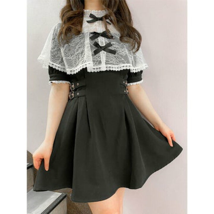 楽天市場 アウトレット ロジータ Rojita レースケープリボン半袖ワンピース ブラック Locomall ロコンド公式ストア