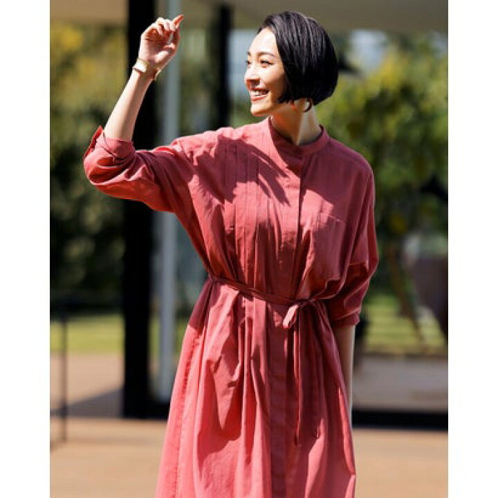 楽天市場 ドゥクラッセ Doclasse コットンボイル 羽織りワンピース マンダリン Locomall ロコンド公式ストア