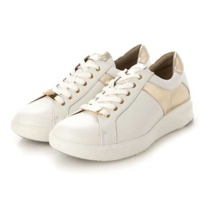 楽天市場 アシックス ウォーキング ペダラ Asics Walking Pedala ペダラ レディース 2e 3 0cmヒール ホワイト リッチゴールド フィルム加工 Locomall ロコンド公式ストア