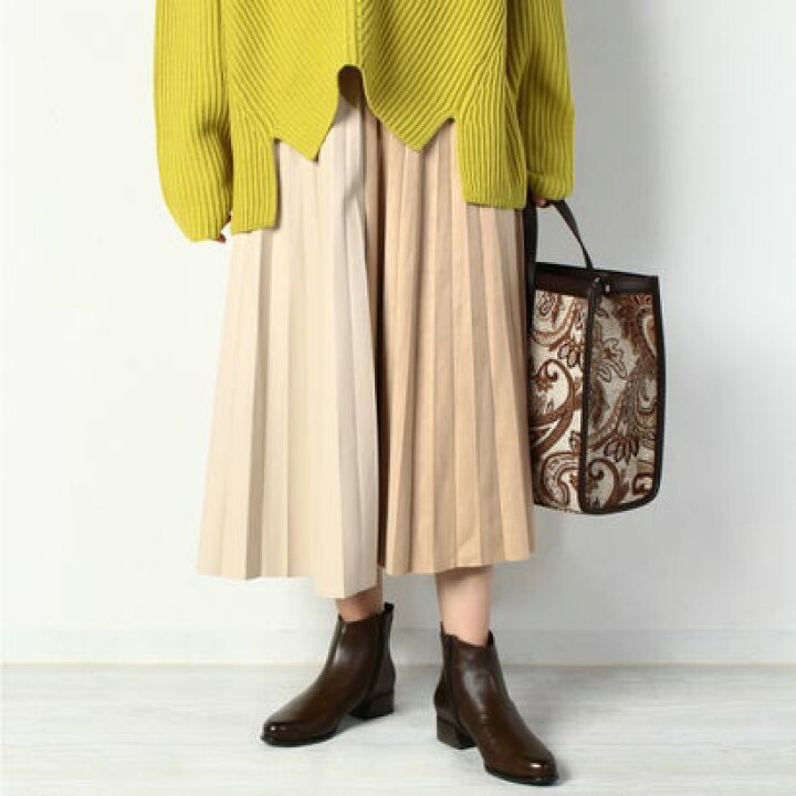 楽天市場 イング Ing コンビデザインショートブーツ ダークブラウンコンビ Locomall ロコンド公式ストア