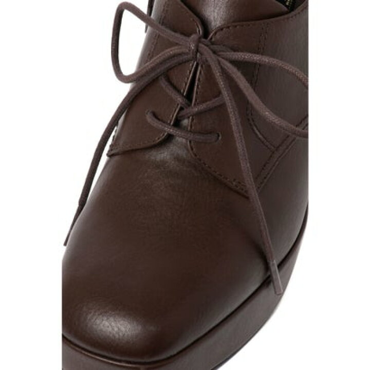 楽天市場 アウトレット アールアンドイー R E 21aw新作 R E スクエアトゥ太ヒールレースアップシューズ チョコ Locomall ロコンド公式ストア