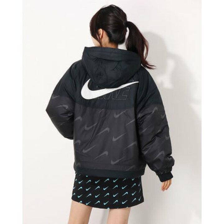 楽天市場 ナイキ Nike レディース 中綿ジャケット ナイキ ウィメンズ Nsw Tf Synfl Icn Clsh フーディ ジャケット Dd ブラック Locomall ロコンド公式ストア