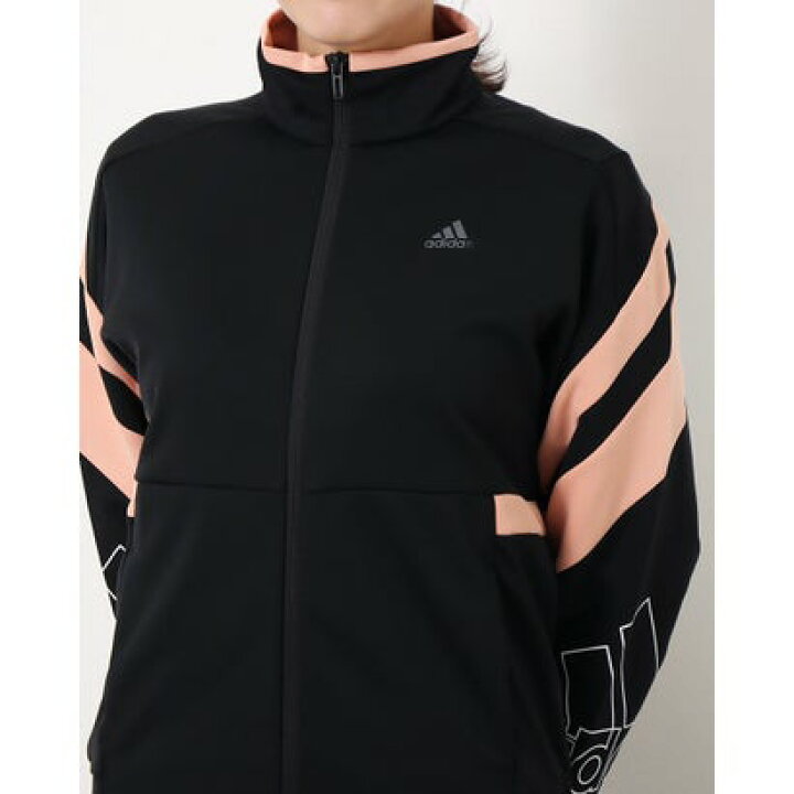 楽天市場 アディダス Adidas レディース 長袖ジャージジャケット Wteambosウォームアップジャケット H9 ブラック Locomall ロコンド公式ストア