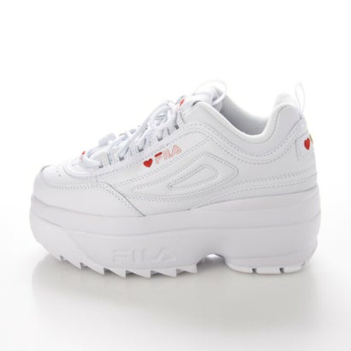 楽天市場 フィラ Fila ディスラプター2 ウェッジ ハート スニーカー 超厚底 韓国 アグリーシューズ Wss 128 ホワイト レッド Locomall ロコンド公式ストア 楽天市場 フィラ Fila ディスラプター2 ウェッジ ハート スニーカー 超厚底 韓国 アグリーシューズ Wss 128 ホワイト レッド Locomall ロコンド公式ストア