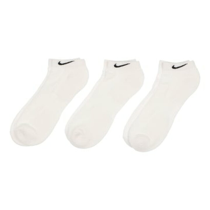 ナイキ NIKE ソックス ナイキ 3P エブリデイ クッション ロー ソックス SX7670100 (ホワイト) LOCOMALL(ロコンド公式ストア) ナイキ ソックス ロー ホワイト